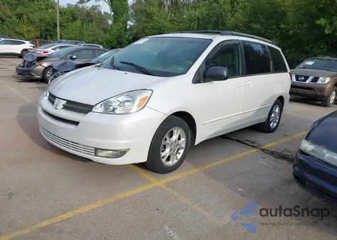 2004 Toyota Sienna Xle из США, поврежденный, VIN 5TDZA22C24S202445